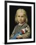 Girl with Doll-Albert Anker-Framed Giclee Print