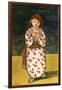 Girl with Dove, 1986-Gillian Lawson-Framed Giclee Print