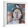 Girl with Dove on Head-Tim Nyberg-Framed Giclee Print