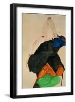 Girl with Elbow Raised, 1911-Egon Schiele-Framed Giclee Print