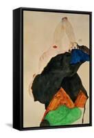 Girl with Elbow Raised, 1911-Egon Schiele-Framed Stretched Canvas