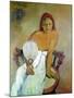 Girl with Fan, 1902-Paul Gauguin-Mounted Giclee Print