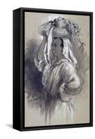 Girl with Fruit, 1849-John Gilbert-Framed Stretched Canvas