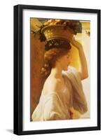 Girl with Fruit Basket, 1863-Frederick Leighton-Framed Giclee Print