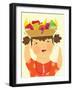 Girl with Fruit - Playmate-Sheree Boyd-Framed Giclee Print