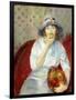 Girl with Green Apple-William James Glackens-Framed Giclee Print