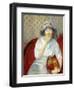Girl with Green Apple-William James Glackens-Framed Giclee Print