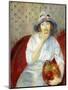 Girl with Green Apple-William James Glackens-Mounted Giclee Print