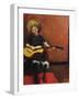 Girl with guitar, 1888-Christian Krohg-Framed Giclee Print