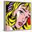 Girl with Hair Ribbon, c.1965-Roy Lichtenstein-Framed Art Print