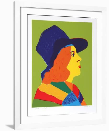 Girl with Hat I-John Grillo-Framed Limited Edition