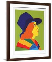 Girl with Hat I-John Grillo-Framed Limited Edition