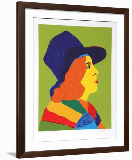 Girl with Hat I-John Grillo-Framed Limited Edition