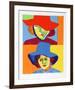 Girl with Hat III-John Grillo-Framed Collectable Print