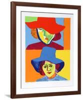 Girl with Hat III-John Grillo-Framed Collectable Print