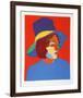 Girl with Hat VI-John Grillo-Framed Limited Edition