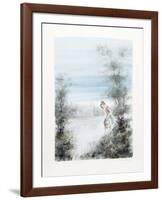 Girl with Hat-Bernard Charoy-Framed Collectable Print