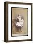 Girl with Her Doll-null-Framed Photographic Print