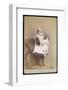 Girl with Her Doll-null-Framed Photographic Print