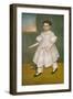 Girl with Kitten, 1836-38-Joseph Goodhue Chandler-Framed Art Print