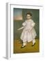 Girl with Kitten, 1836-38-Joseph Goodhue Chandler-Framed Art Print