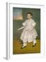 Girl with Kitten, 1836-38-Joseph Goodhue Chandler-Framed Art Print