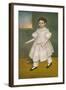 Girl with Kitten, 1836-38-Joseph Goodhue Chandler-Framed Art Print