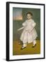 Girl with Kitten, 1836-38-Joseph Goodhue Chandler-Framed Art Print