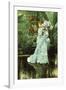 Girl with Lilac-James Tissot-Framed Giclee Print