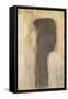 Girl with Long Hair in Profile-Gustav Klimt-Framed Stretched Canvas