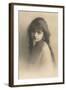 Girl with Long Hair-null-Framed Art Print