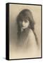 Girl with Long Hair-null-Framed Stretched Canvas