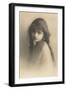 Girl with Long Hair-null-Framed Art Print