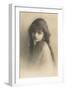 Girl with Long Hair-null-Framed Art Print