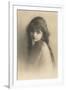 Girl with Long Hair-null-Framed Art Print