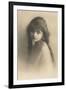 Girl with Long Hair-null-Framed Art Print