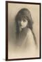 Girl with Long Hair-null-Framed Art Print