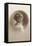 Girl with Marcelled Hair in Cameo-null-Framed Stretched Canvas