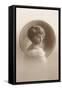 Girl with Marcelled Hair in Cameo-null-Framed Stretched Canvas