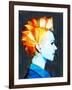 Girl with Mohawk-Enrico Varrasso-Framed Art Print