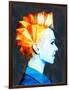 Girl with Mohawk-Enrico Varrasso-Framed Art Print