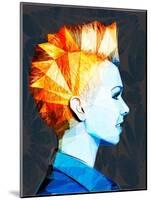 Girl with Mohawk-Enrico Varrasso-Mounted Art Print