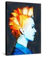 Girl with Mohawk-Enrico Varrasso-Stretched Canvas