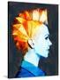 Girl with Mohawk-Enrico Varrasso-Stretched Canvas