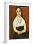 Girl with Necklace (Elena Picard)-Amedeo Modigliani-Framed Giclee Print