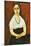 Girl with Necklace (Elena Picard)-Amedeo Modigliani-Mounted Giclee Print