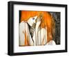 Girl with Orange Hair-null-Framed Art Print