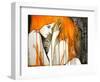 Girl with Orange Hair-null-Framed Art Print