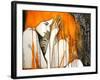 Girl with Orange Hair-null-Framed Art Print