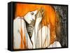 Girl with Orange Hair-null-Framed Stretched Canvas